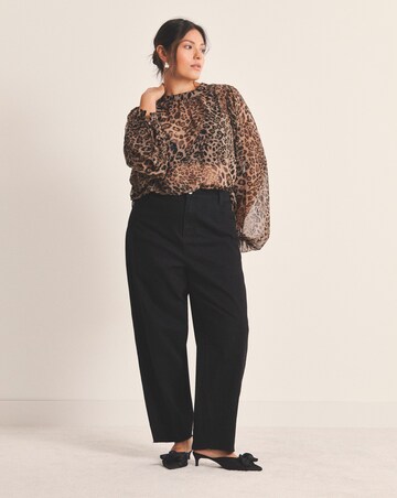 Georgette High Neck Blouse