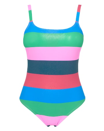 Glitter Stripe Swimsuit