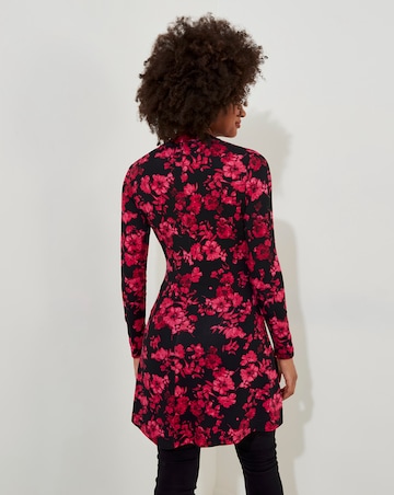 Joe Browns Button Detail Printed Jersey Tunic