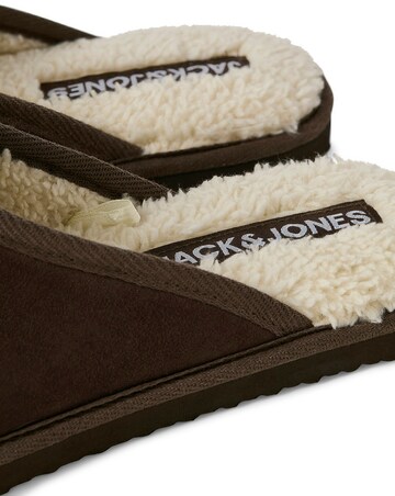 Jack & Jones Dudely Microfibre Slipper - Brown
