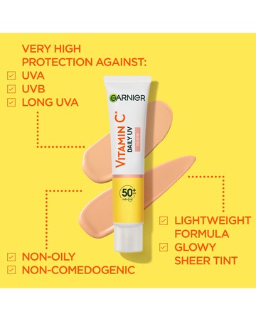 Garnier Vitamin C Daily UV Brightening Fluid Sheer Glow, SPF50+