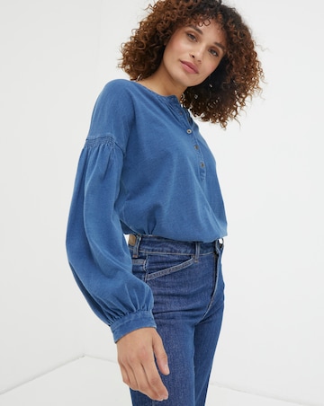 FatFace Keira Indigo Top