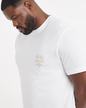 Jack & Jones Menton Back Print T-Shirt - White