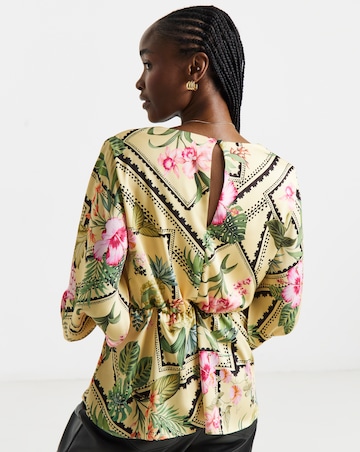 Joanna Hope Printed Blouse