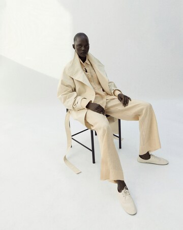 Mango Lino Straight Linen-Blend Trousers