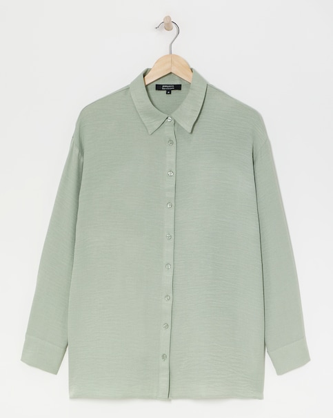 Textured Oversized Shirt
