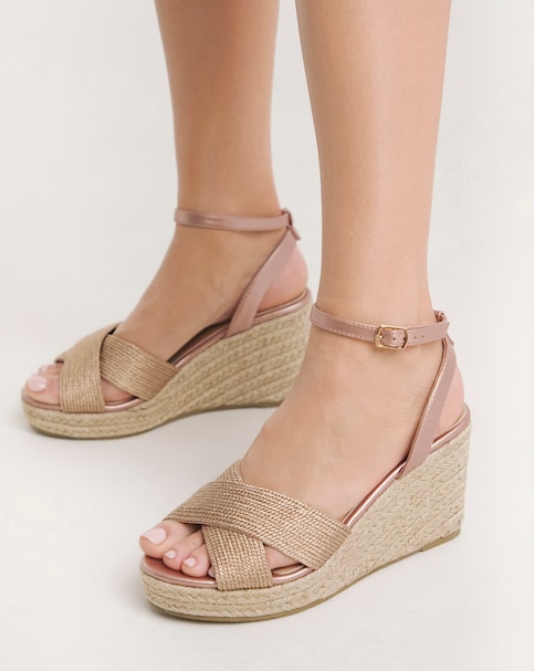 Crossover Espadrille Sandal E Fit