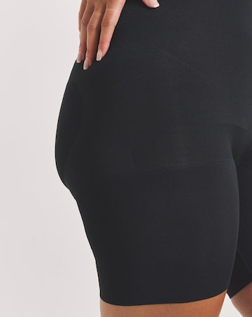 Spanx Everyday Seamless Medium Control Open Bust Bodysuit Black