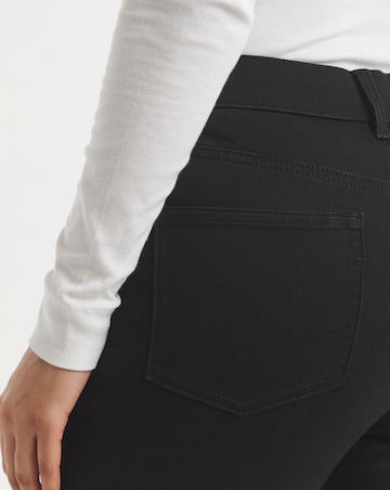 Simply Be Black 24/7 Slim Crop Jeans