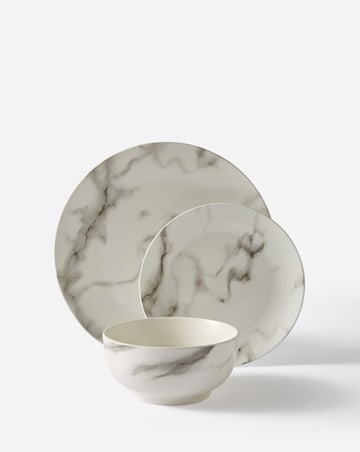 Marble 12 Piece Dinner Set