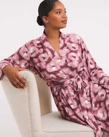 Plisse Kimono Dressing Gown