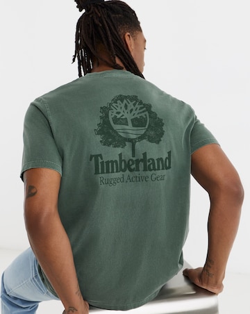 Timberland Rugged Active Gear Back Graphic T-Shirt