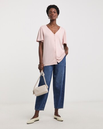 Blush Angel Sleeve Top