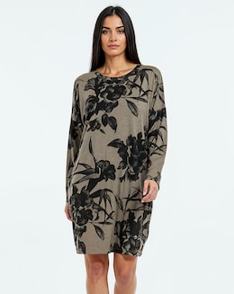 Religion Floral Mini Flint Dress