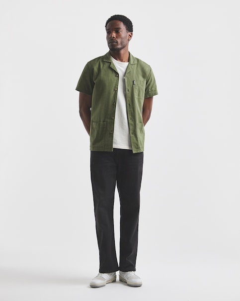 Union Loose Fit Stretch Jeans Blackwash