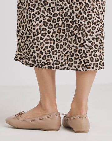 Euphoria Scalloped Edge Ballerinas - Extra Wide Fit (EEE)