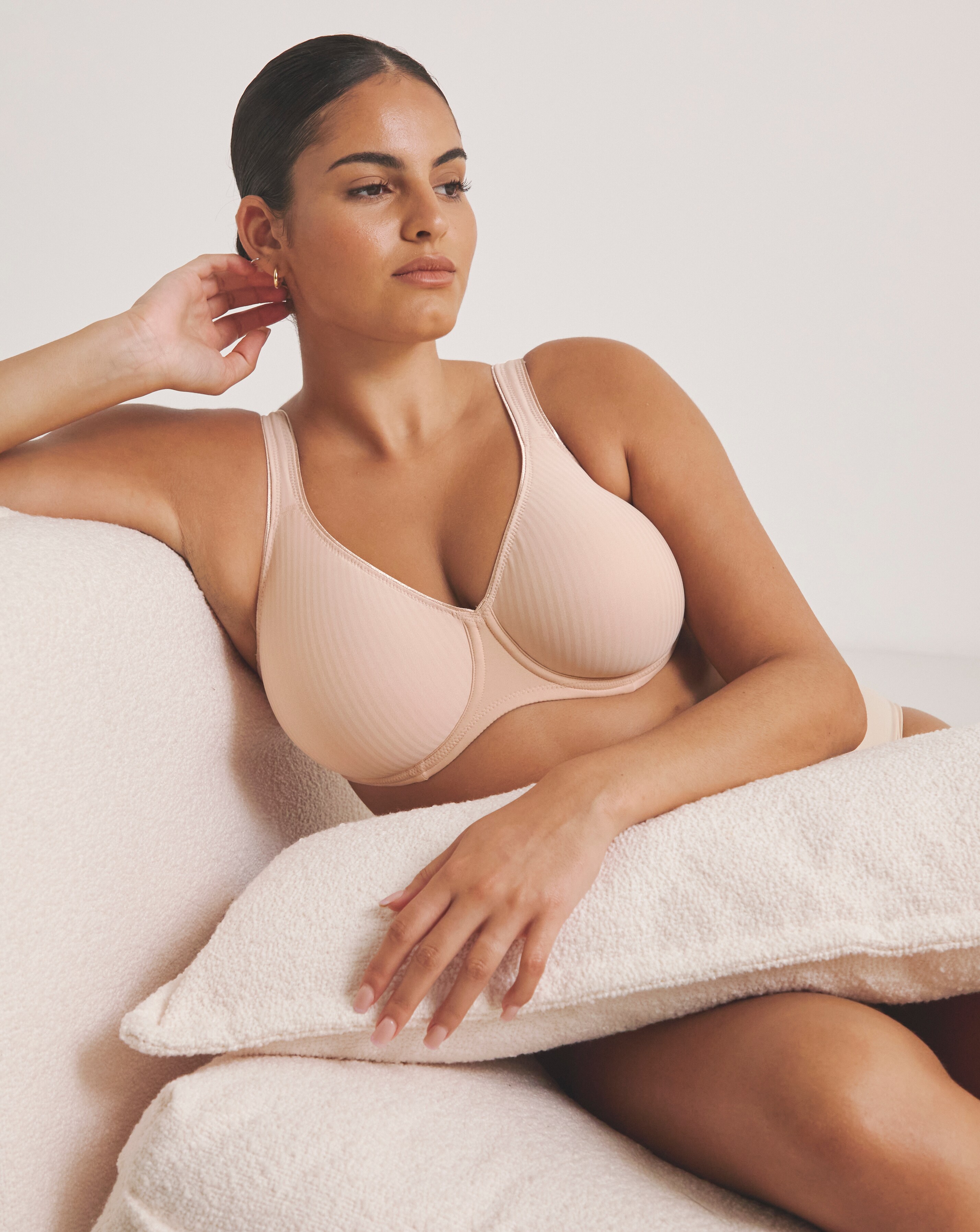 Triumph Modern Soft Cotton Wired Bra Nude