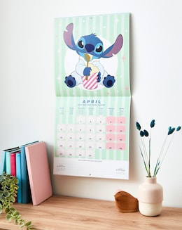 Lilo &amp; Stitch 2026 Square 18 Month Calendar