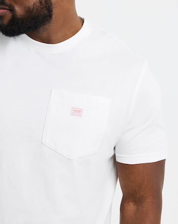 Jack & Jones Premium Caleb Patch T-Shirt - White