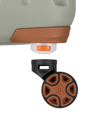 IT Luggage Convertible Large Suitcase with Removable Wheels