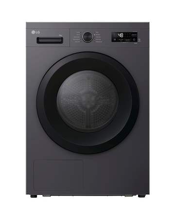 LG Series 2 ThinQ? RHX1009NMK 9 kg Heat Pump Tumble Dryer - Grey - A+++ -6% (B)