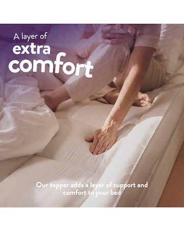 Slumberdown Sleep Soundly Luxe Comfort Extra Deep Mattress Topper 10cm