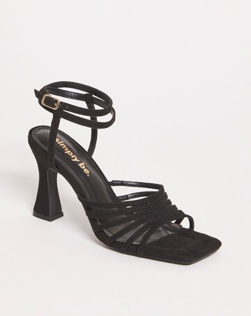 Malinda Ankle Strap Caged Heeled Sandals - Extra Wide Fit (EEE)