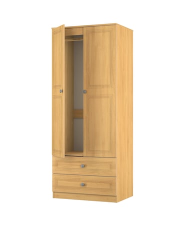 Richmond Ready Assembled 2 Door 2 Drawer Wardrobe