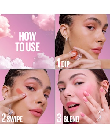 Maybelline Cloudtopia Blush Cheek & Lip Mousse #3 Divine Crimson