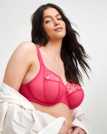 Elomi Zarla Full Cup Wired Bra Red
