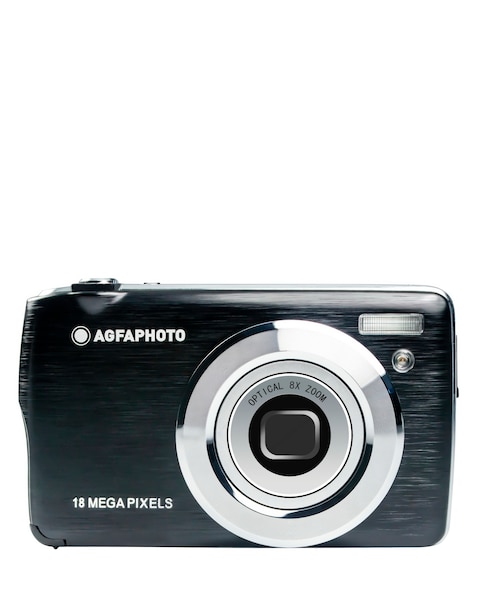 AGFA Photo Realishot DC8200 18MP 8x Zoom Compact Digital Camera - Black