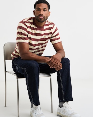 Dickies Rivergrove Short Sleeve Stripe T-Shirt - Andorra
