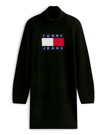 Tommy Jeans Turtleneck Flag Dress