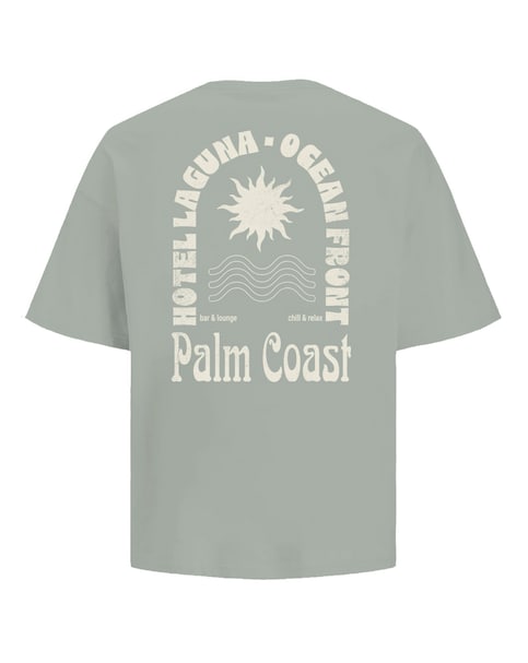 Jack & Jones Palm Coast Back Graphic T-Shirt - Green