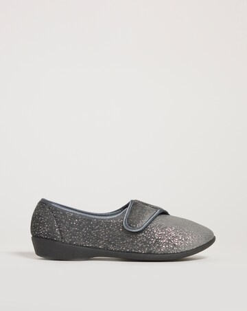 Jhulianna Touch and Close Slipper - Wide Fit (E)