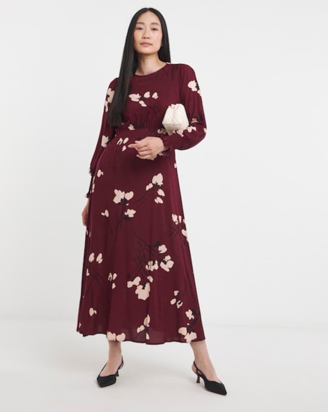 red lace long sleeve cocktail dress Red Dahlia Satin and Lace Mini Dress