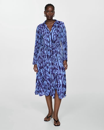 Mango Thea Tie Dye Shirt Dress