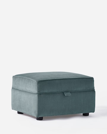 Joanna Hope Tilly Chenille Storage Footstool