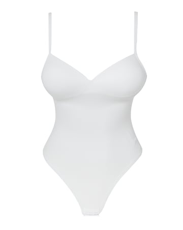 MAGIC Bodyfashion Light Control Soft Cotton Thong Body White