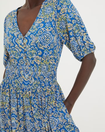 FatFace Lottie Aztec Texture Jersey Dress