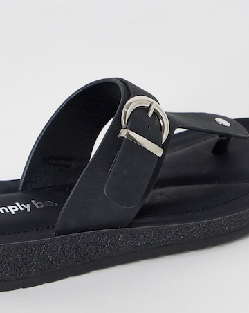 Jinx Toe Post Comfort Sandals - Extra Wide Fit (EEE)