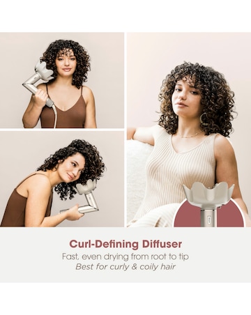 Shark FlexStyle 5-in-1 Air Styler & Hair Dryer with Storage Case - Stone