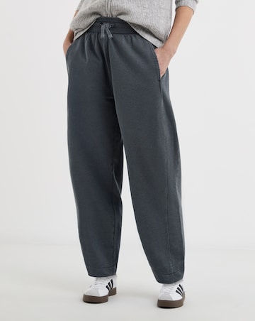 Acid Wash Barrel Leg Jogger