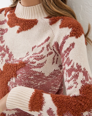 Fatface Abstract Pattern Jumper