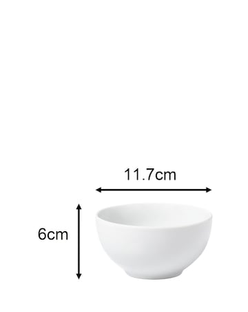 Waterside White Coupe 42 Piece Dinner Set