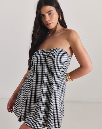 MAGISCULPT Gingham 360 Degree Shaping Swimdress