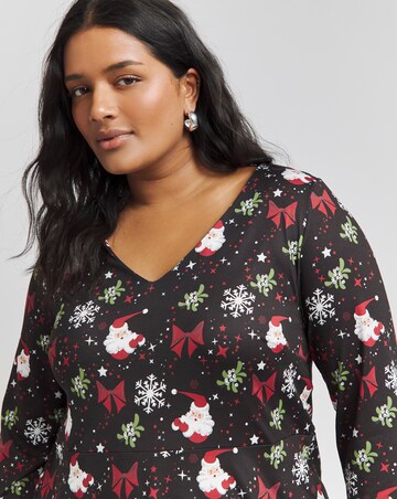 Joe Browns Christmas Bow Print Tunic