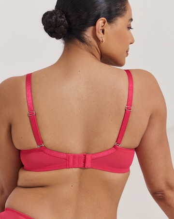 Ann Summers Sexy Lace Planet Plunge Bra Dark Pink