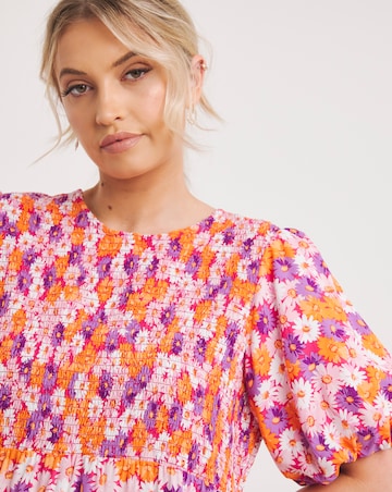 Nobody's Child Kelsie Daisy Print Midi Dress