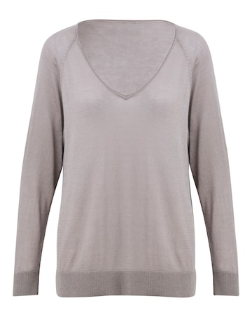 Anthology Fine Gauge V Neck Jumper